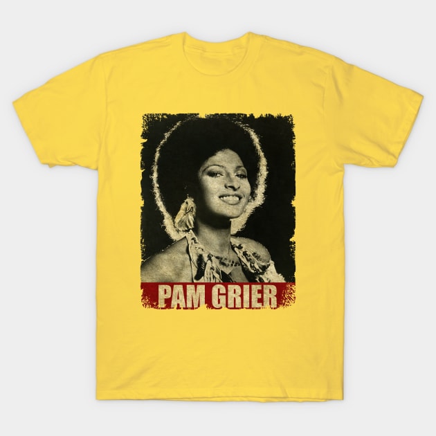 Pam Grier - NEW RETRO STYLE T-Shirt by FREEDOM FIGHTER PROD